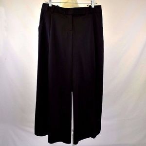 Max Studio 10 Dress Pants Wide Leg Black Leon